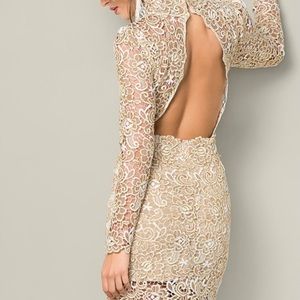 Venus Open Back Lace Dress